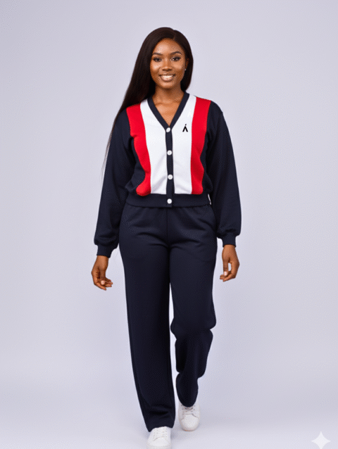 Retro Chic (Red & White) Stripe Lounge Set